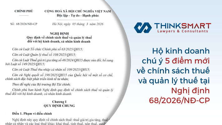 Hộ kinh doanh chú ý 5 điểm mới về chính sách thuế và quản lý thuế tại Nghị định 68/2026/NĐ-CP 66 Hộ kinh doanh chú ý 5 điểm mới về chính sách thuế và quản lý thuế tại Nghị định 68/2026/NĐ-CP